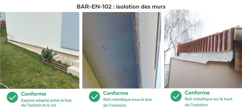 Bonnes pratiques CEE BAR-EN-102 isolation mur extérieur rail